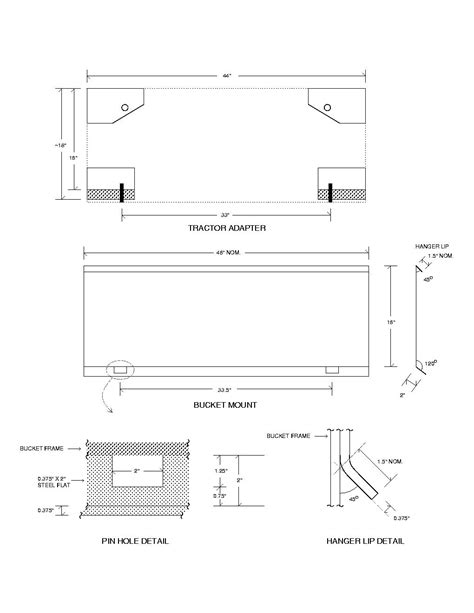 skid steer quick attach drawing|skid steer universal quick attach.